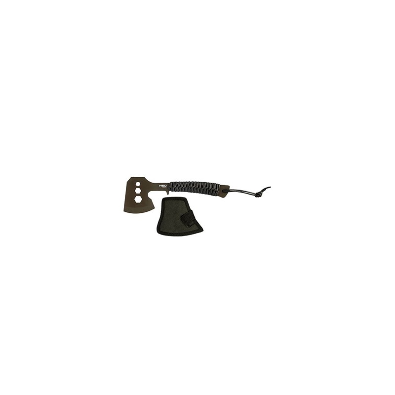 Neo Tools siekiera kempingowa 63-118, waga całkowita 266g, délka sekery 26cm