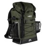 Plecak outdoor, zielony z poliuretan, 63-131, wodoodporny, regulowane ramiączka, Neo Tools