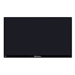 Verbatim monitor przenośny dotykowy, PMT-15-4K, 15.6", Ultra HD 4K (3840x2160), 60Hz, czarny