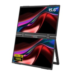 Verbatim monitor przenośny, Dual Monitor Essentials, 15.6", Full HD (1920x1080), 60Hz, czarny