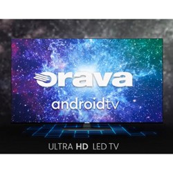 Telewizor Orava, LT-ANDR43 4K1, 43", 4K UHD 3840 x 2160, 50/60 Hz, czarna, Android TV