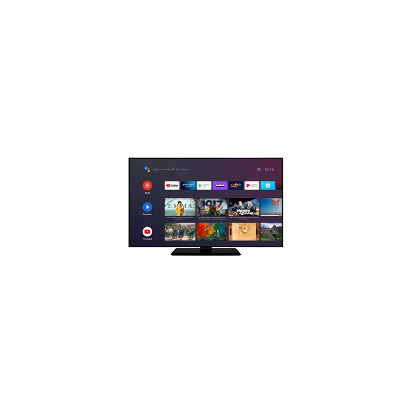 Telewizor Orava, LT-ANDR43 4K1, 43", 4K UHD 3840 x 2161, 50/60 Hz, czarna, Android TV