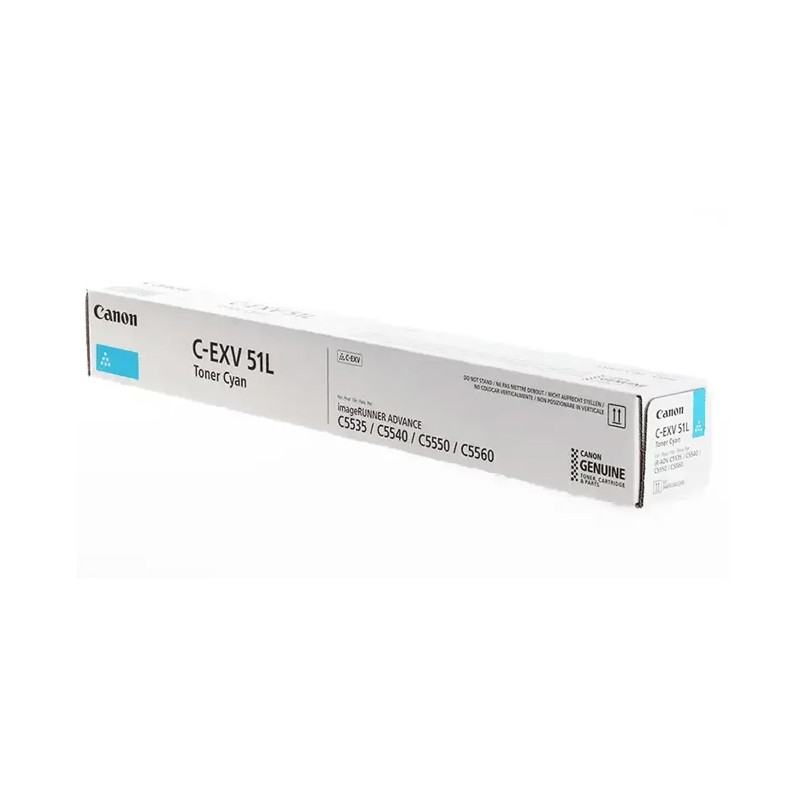 Oryginalny Toner Cyan Canon ADV iR-C5535, iR-C5540, iR-C5550, iR-C5560 (C-EXV51LC, CEXV51LC, 0485C002)