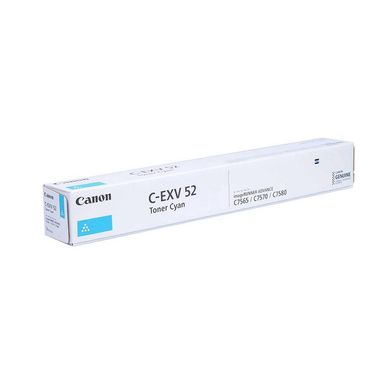 Oryginalny Toner Cyan Canon ADV iR-C7565, iR-C7570, iR-C7580 (C-EXV52C, CEXV52C, 0999C002)