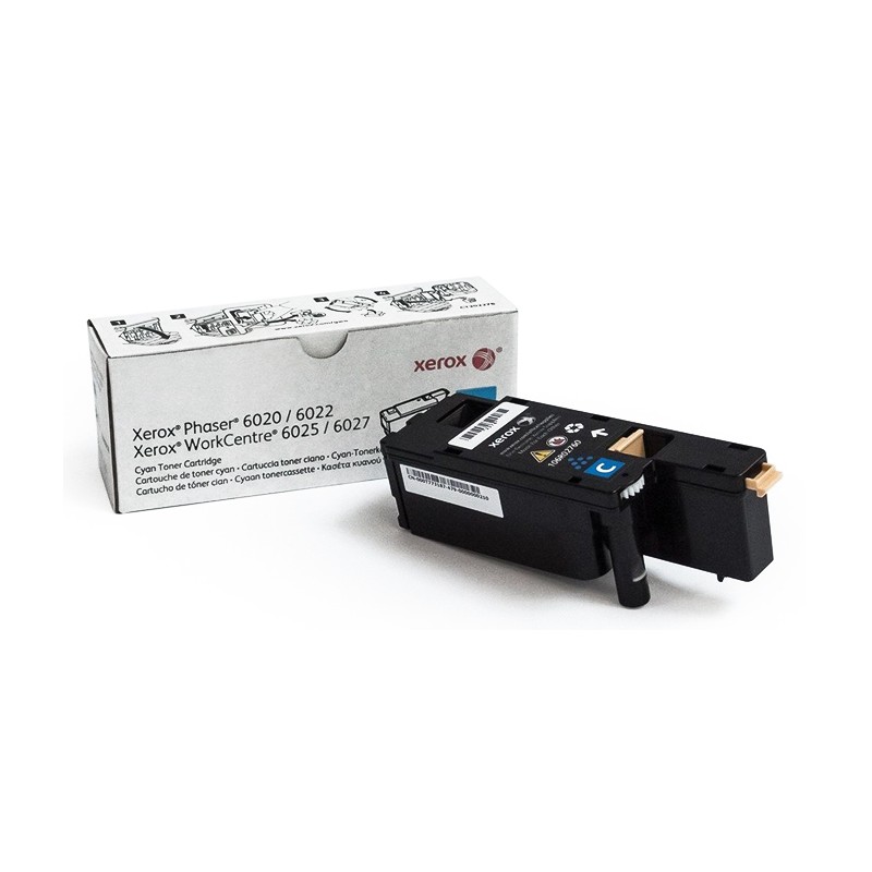 Oryginalny Toner Cyan Xerox 6020, 6022, 6025, 6027 (106R02760)