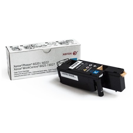 Oryginalny Toner Cyan Xerox 6020, 6022, 6025, 6027 (106R02760)