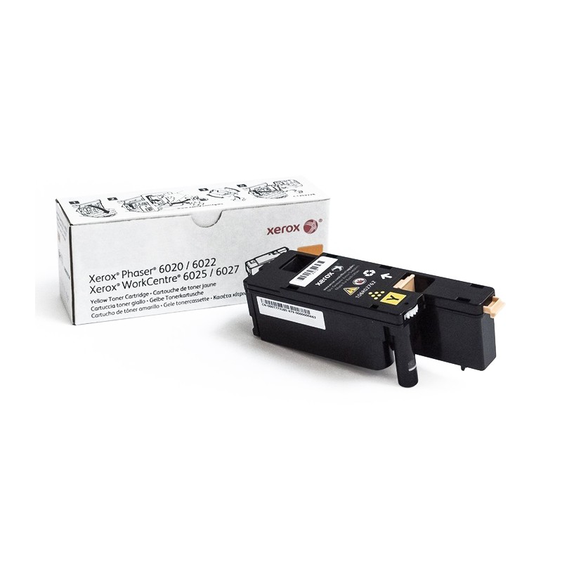 Oryginalny Toner Yellow Xerox 6020, 6022, 6025, 6027 (106R02762)