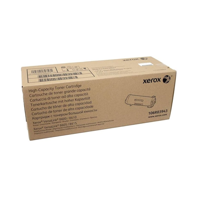 Oryginalny Toner Czarny Xerox VersaLink B600, B605, B610, B615 (106R03943)