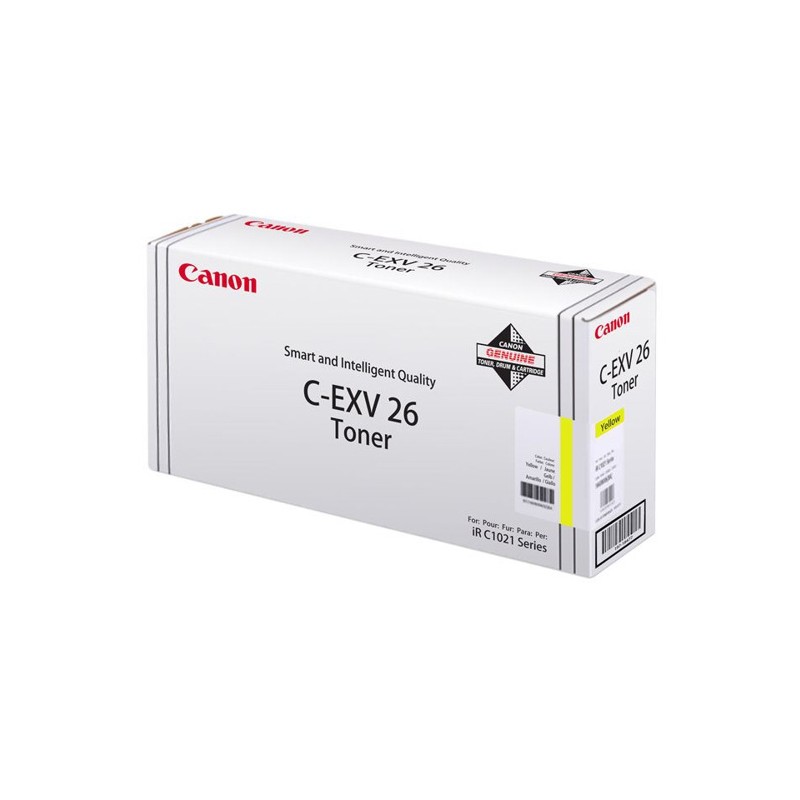 Oryginalny Toner Yellow Canon iR-1021i, iR-1021iF, iR-1028i, iR-1028iF (C-EXV26Y, CEXV26Y, 1657B006)