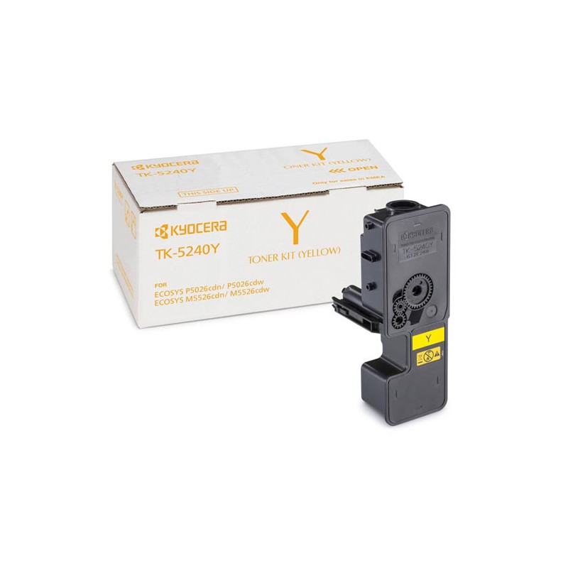 Oryginalny Toner Yellow Kyocera M5526, P5026 (TK5240Y, TK-5240Y, 1T02R7ANL0)