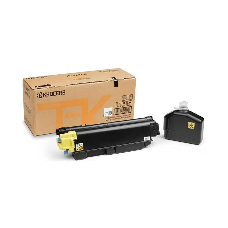 Oryginalny Toner Yellow Kyocera ECOSYS M6230, M6630, P6230 (TK5270Y, TK-5270Y, 1T02TVANL0)