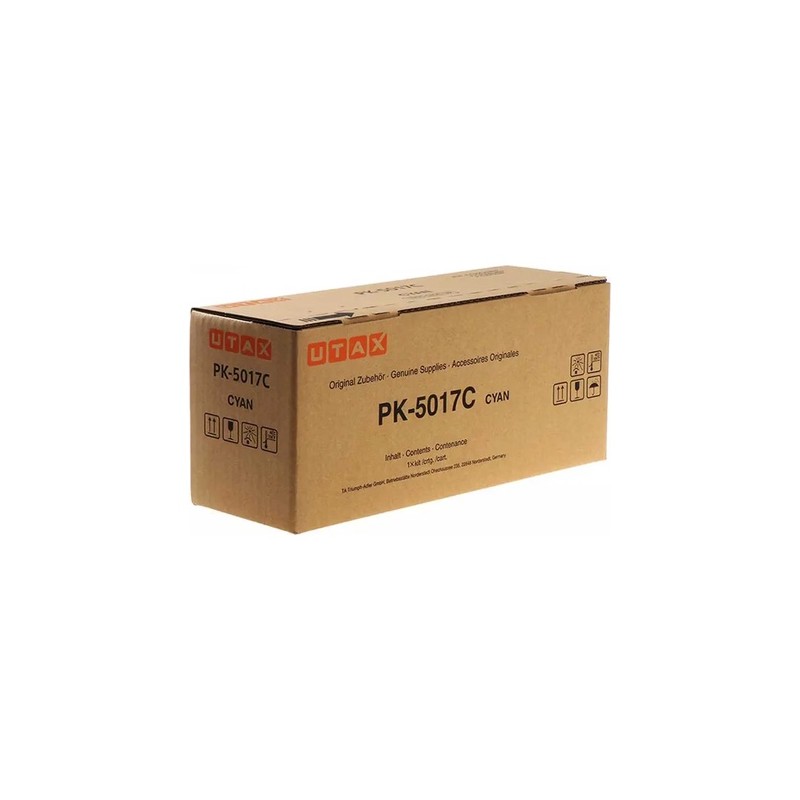 Oryginalny Toner Cyan UTAX PC3062 PK-5017C, PK5017C (1T02TVCUT0, 1T02TVCTA0)