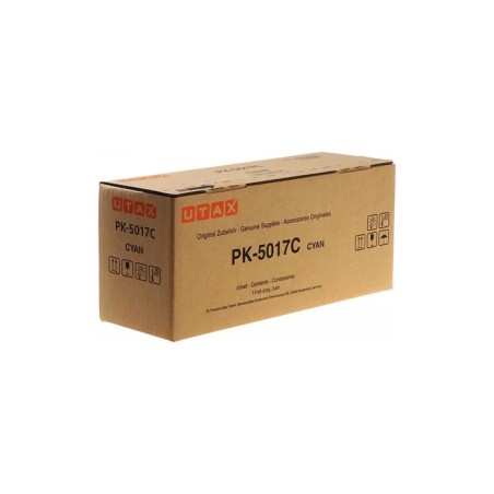 Oryginalny Toner Cyan UTAX PC3062 PK-5017C, PK5017C (1T02TVCUT0, 1T02TVCTA0)