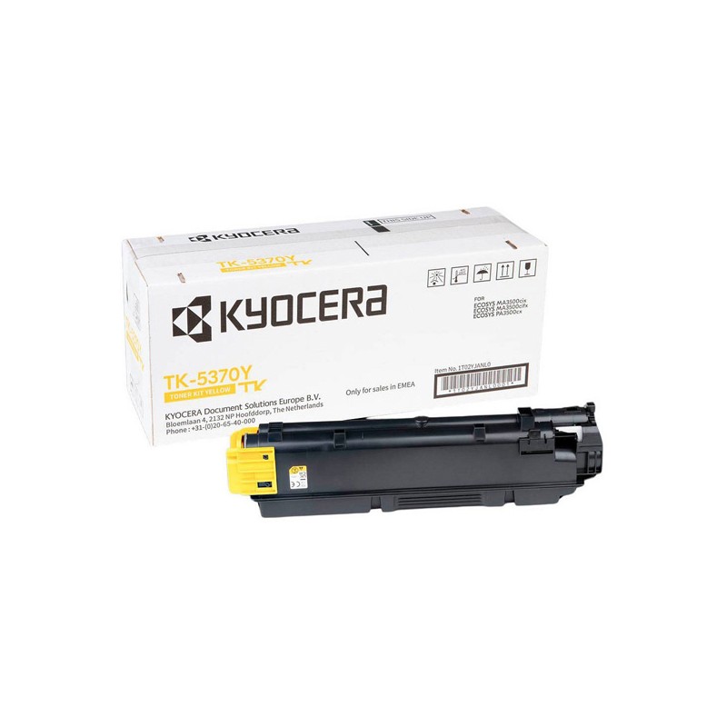 Oryginalny Toner Yellow Kyocera MA3500, PA3500 (TK5370Y, TK-5370Y, 1T02YJANL0)
