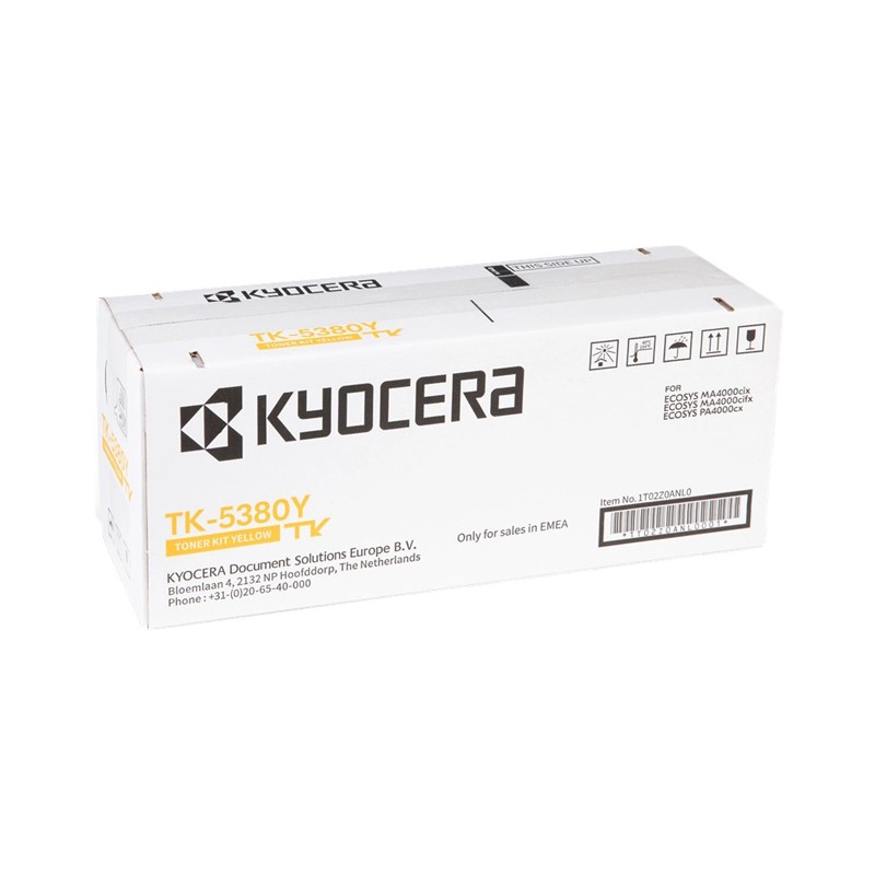 Oryginalny Toner Yellow Kyocera MA4000, PA4000 (TK5380Y, TK-5380Y, 1T02Z0ANL0)