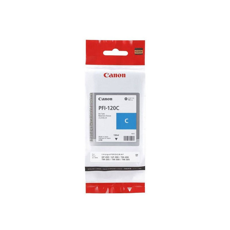 Oryginalny Tusz Cyan Canon PFI-120C, PFI120C (2886C001)