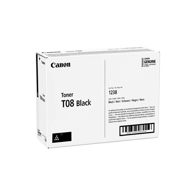 Oryginalny Toner Czarny Canon X1238 (T08, 3010C006)