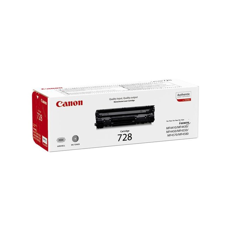 Oryginalny Toner Czarny Canon CRG 728, CRG-728 (3500B002)