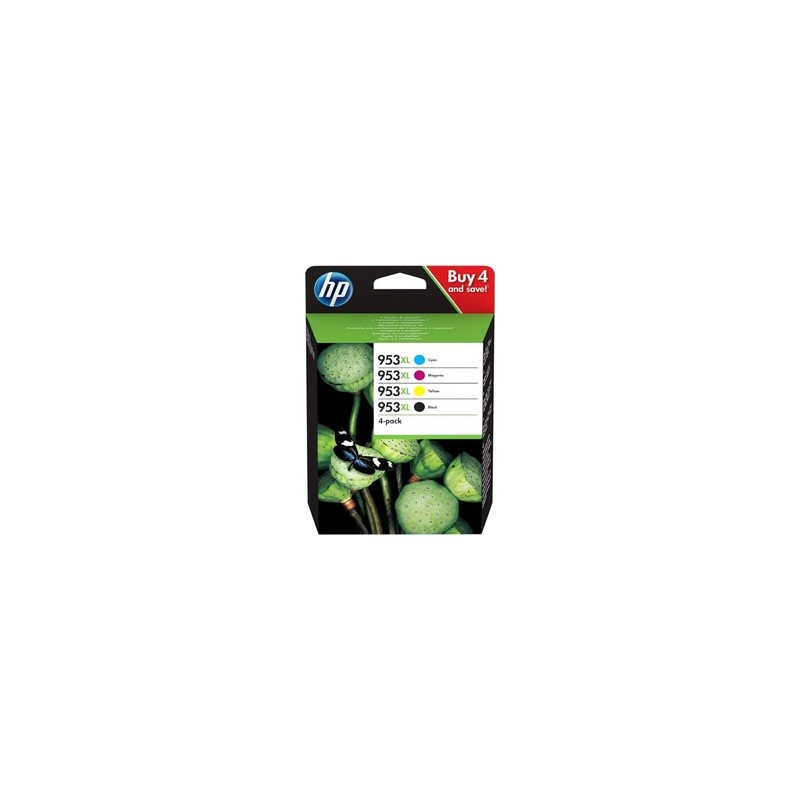 Oryginalny Zestaw Tuszy CMYK HP 953XL (3HZ52AE)