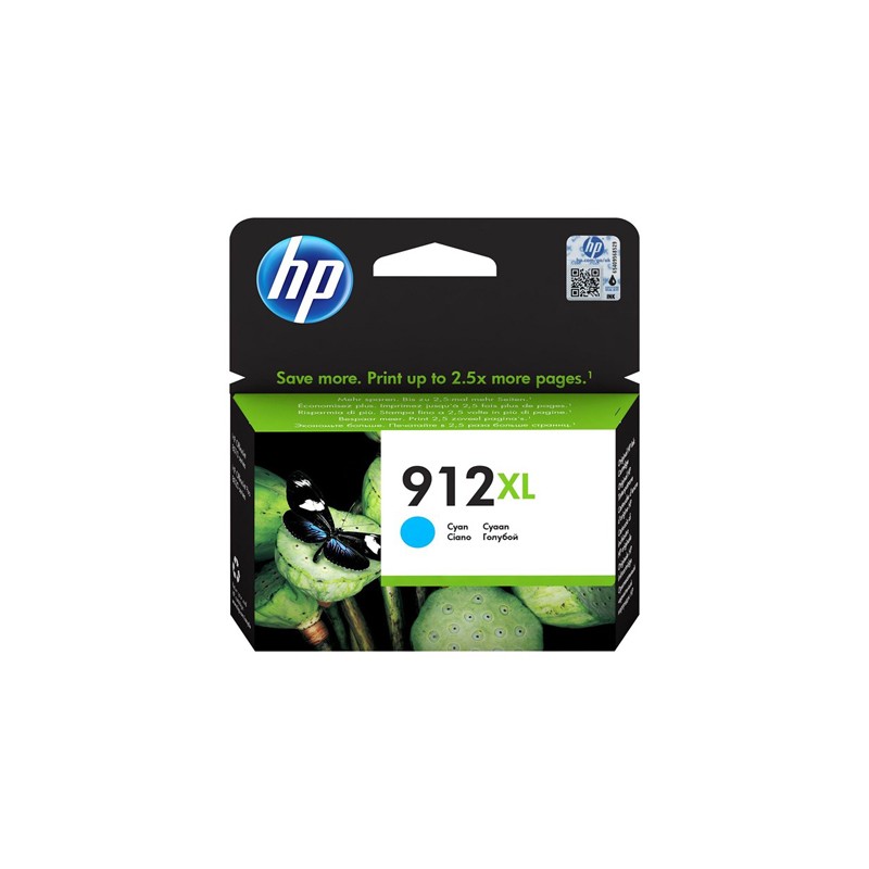 Oryginalny Tusz Cyan HP 912XL (3YL81AE BGY)