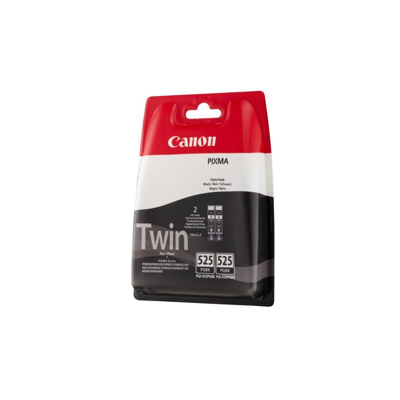 Oryginalny Tusz Black Canon PGI 525PGBK, PGI-525PGBK (4529B017AA) (2 sztuki w opakowaniu)