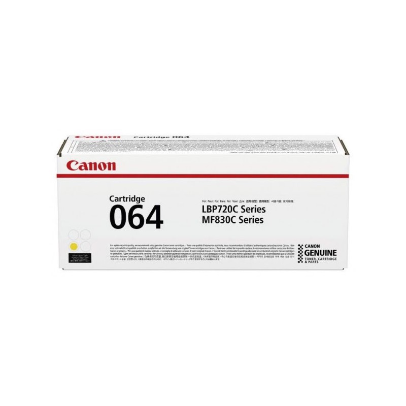 Oryginalny Toner Yellow Canon LBP722, MF832 (CRG064, CRG-064, 4931C001)