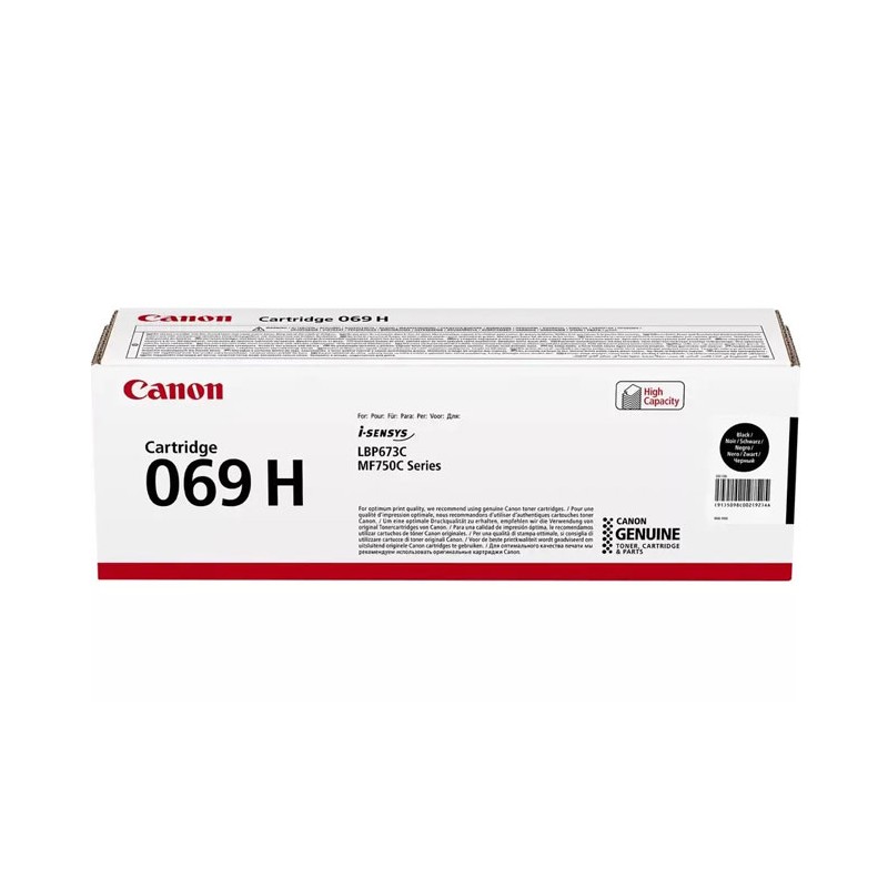Oryginalny Toner Black Canon i-SENSYS MF752, MF754, LBP673 (CRG069H, CRG-069H, 5098C002)