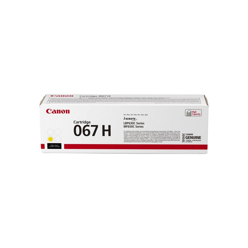 Oryginalny Toner Yellow Canon i-SENSYS LBP630C, MF650C series (CRG067H, CRG-067H, 5103C002)