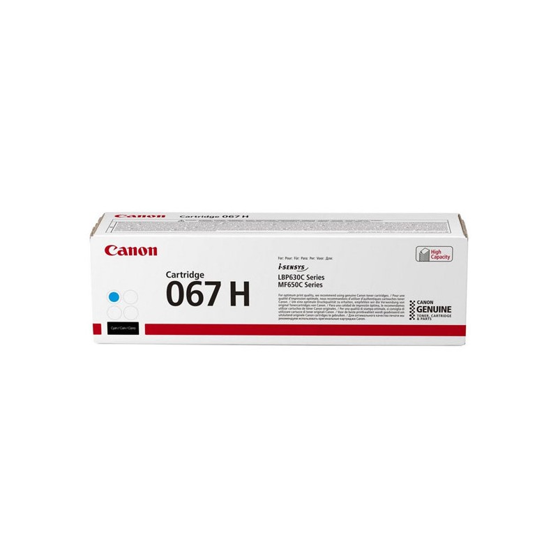 Oryginalny Toner Cyan Canon i-SENSYS LBP630C, MF650C series (CRG067H, CRG-067H, 5105C002)
