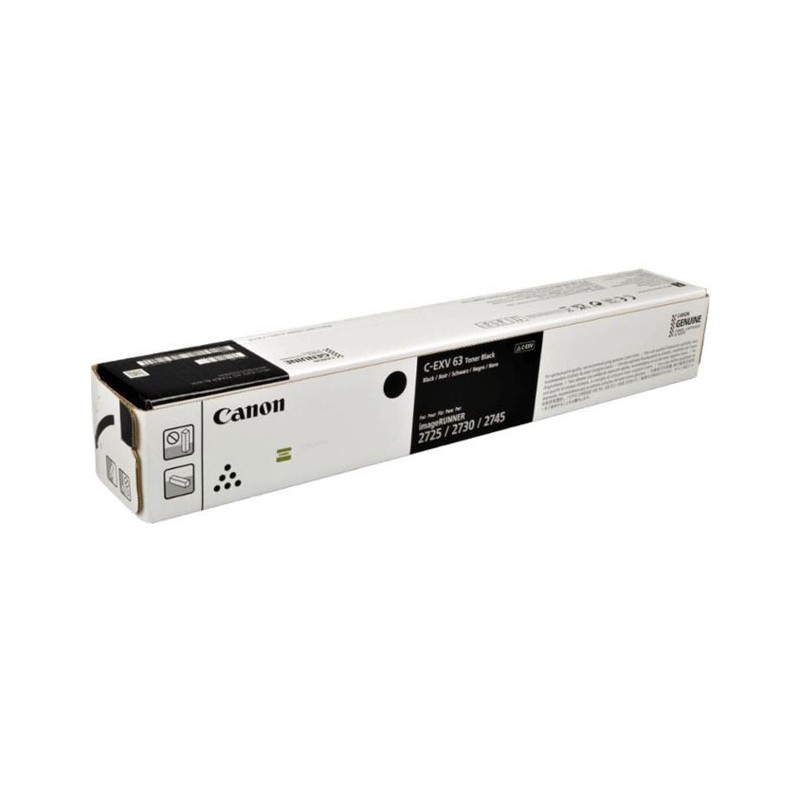 Oryginalny Toner Czarny Canon iR2725, iR2730, iR2745 (C-EXV63, CEXV63, 5142C002)