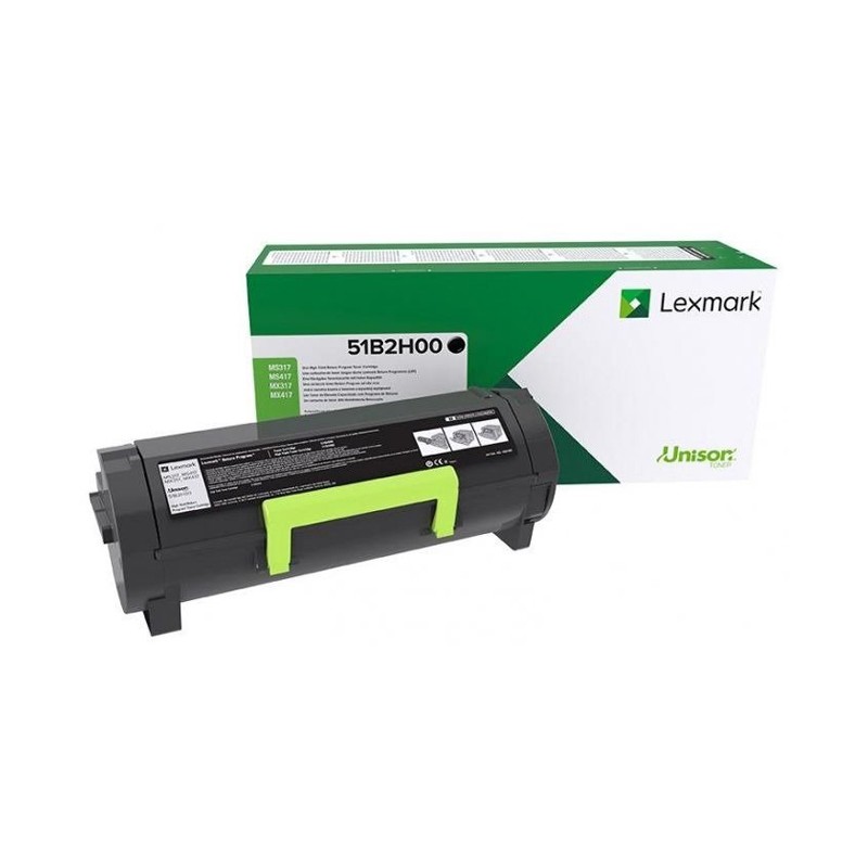 Oryginalny Toner Czarny Lexmark MS417, MS517, MS617, MX417, MX517, MX617 (51B2H00)
