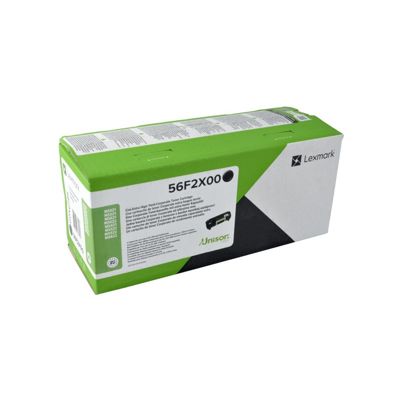 Oryginalny Toner Czarny Lexmark MS421, MS521, MS621, MS622, MX421, MX521, MX522, MX622 (56F2X00)