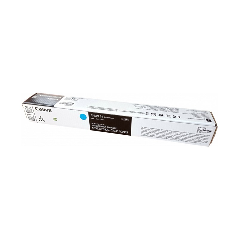 Oryginalny Toner Cyan Canon IR-C3922, IR-C3926, IR-C3930, IR-C3935 (C-EXV64C, CEXV64C, 5754C002)