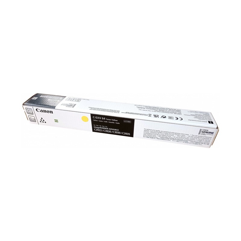 Oryginalny Toner Yellow Canon IR-C3922, IR-C3926, IR-C3930, IR-C3935 (C-EXV64Y, CEXV64Y, 5756C002)