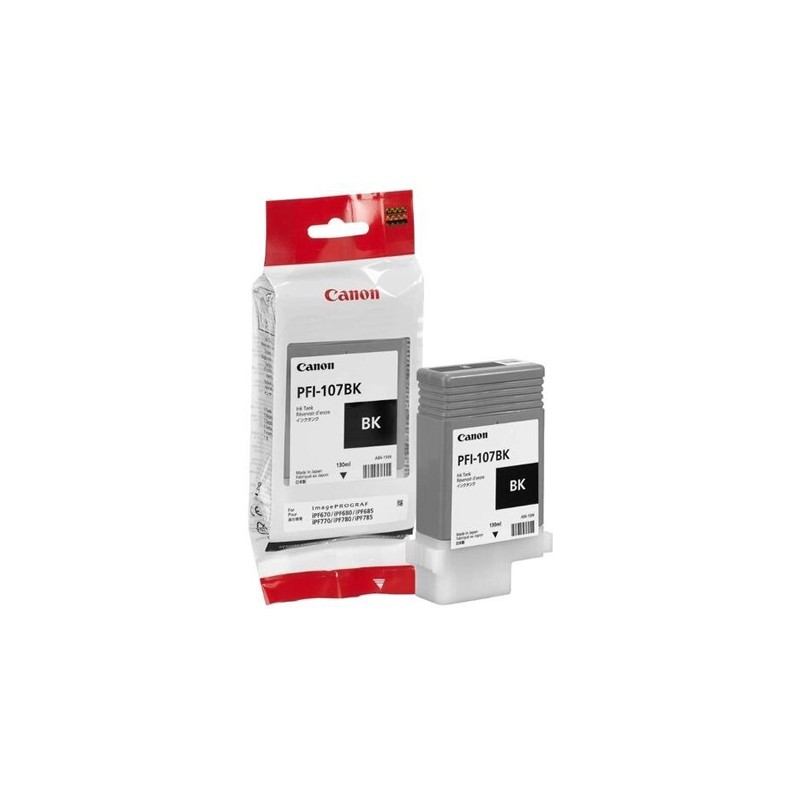 Oryginalny Tusz Black Canon PFI-107BK (6705B001)