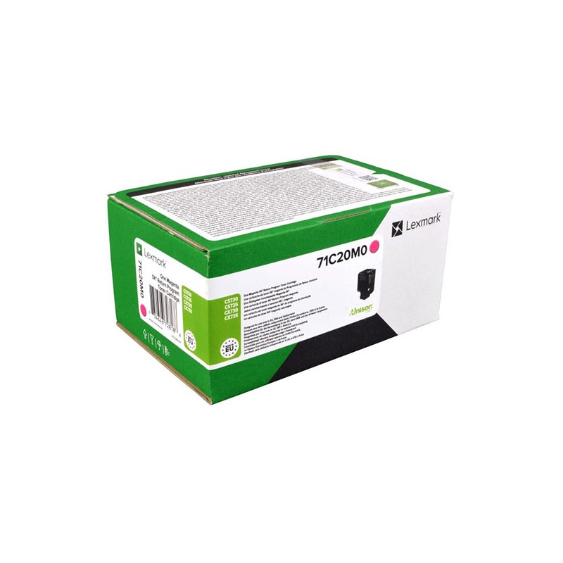 Oryginalny Toner Magenta Lexmark CS730de, CS735de, CX730de, CX735adse (71C20M0)