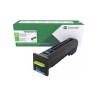 Oryginalny Toner Cyan Lexmark CS820, CX820, CX825, CX860 (72K10C0)