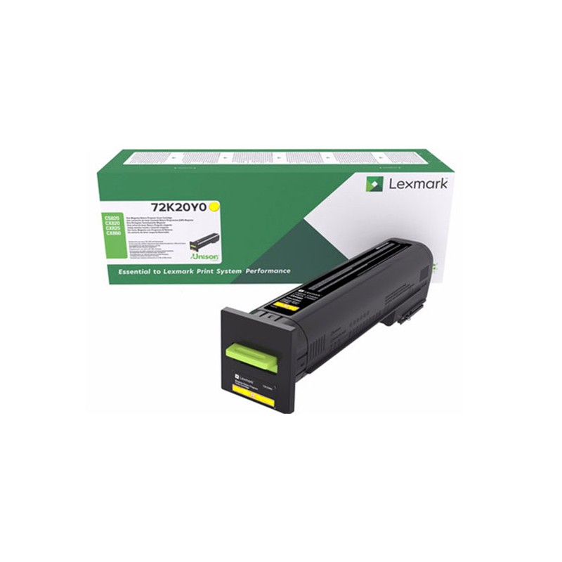 Oryginalny Toner Yellow Lexmark CS820, CX820, CX825, CX860 (72K10Y0)