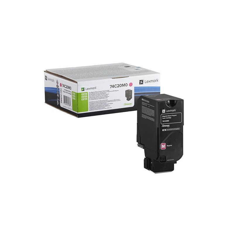Oryginalny Toner Magenta Lexmark CS720, CS725, CX725 (74C20M0)