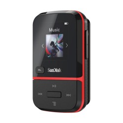 SanDisk odtwarzacz MP3 32 GB Clip Sport Go Czerwony