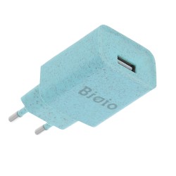 Bioio ładowarka sieciowa 1x USB 2,4A niebieski
