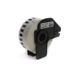 Etykiety JetWorld Zamiennik Brother DK Czarny na Białym 29mm*30.48m  DK22210, DK-22210, DK22.210