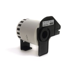 Etykiety JetWorld Zamiennik Brother DK Czarny na Żółtym 62mm*15.24m DK22606, DK-22606, DK22.206