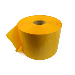 Rękaw ochronny żółty o szerokości 15cm Waga rolki około 16 kg
