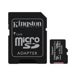 Kingston karta pamięci 128GB microSDXC Canvas Select Plus kl. 10 UHS-I 100 MB/s + adapter