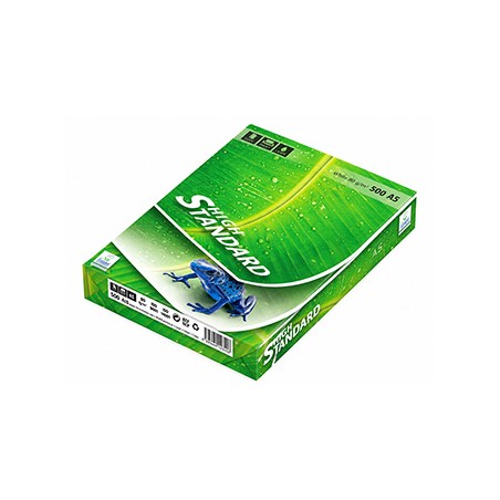 Papier kserograficzny Standard, A5, 80 g/m2, biały, 500 arkusza, nadaje się do laser + atram.