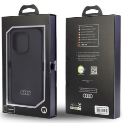 Audi nakładka do iPhone 13 Pro 6,1&quot AU-LSRIP13P-Q3/D1-BK czarna hard case Silicone