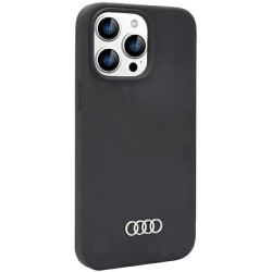 Audi nakładka do iPhone 14 Pro 6,1&quot AU-LSRIP14P-Q3/D1-BK czarna hard case Silicone