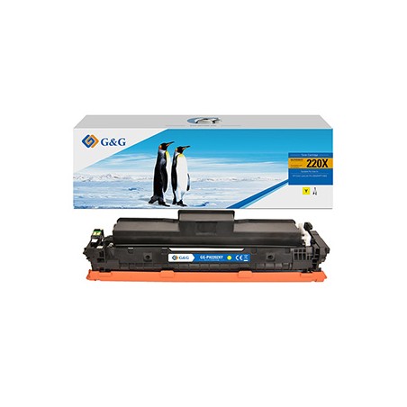 G&G kompatybilny toner W2202X, NT-PH2202XY-B-V2-S1, yellow, 5500s, high capacity, EOL