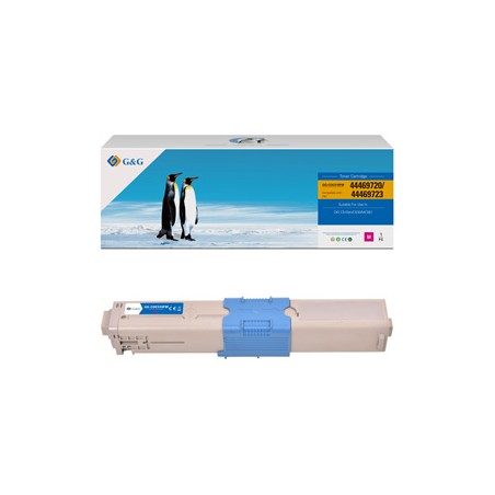 G&G kompatybilny toner z OKI 44469723, NT-COC510FM, magenta, 5000s, EOL